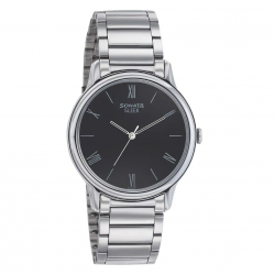 Sleek Black Dial Analog Watch