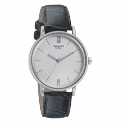 Sleek White Dial Analog Watch