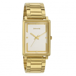Utsav White Dial Stainless Steel Strap