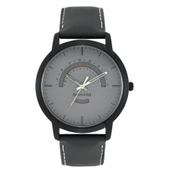 Reloaded Grey Dial Leather Strap