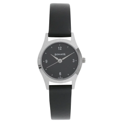 Essentials Silver Dial Leather Strap