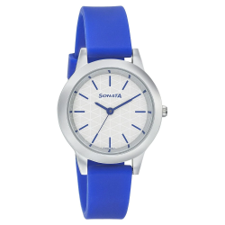 Splash White Dial Analog Watch