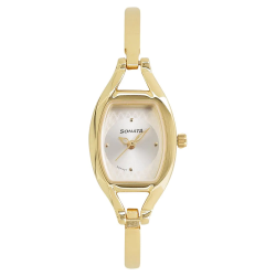 Pankh Silver Dial Metal Strap