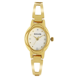Pankh White Dial Stainless Steel Strap