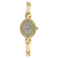 Pankh Silver Dial Metal Strap