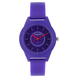 ColorPop Purple Dial Plastic Strap