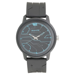 Volt Black Dial Plastic Strap