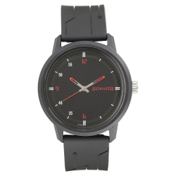 Volt Black Dial Plastic Strap