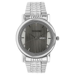 Silver Dial Silver Stainless Steel Strap Watch