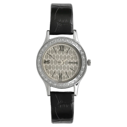 Stardust White Dial Leather Strap