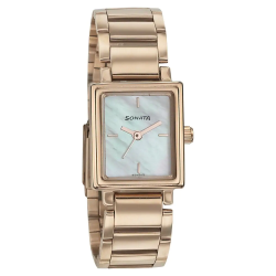 Blush Mother of Pearl Dial Stainless Steel Strap