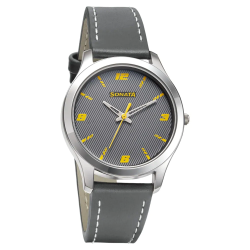 RPM Grey Dial Leather Strap Watch