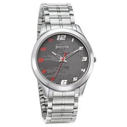 RPM Dark Grey Dial Metal Strap Watch