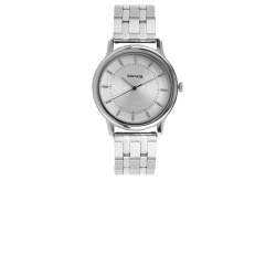 Sleek Silver Dial Stainless Steel Strap