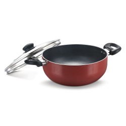 PRESTIGE OMEGA DELUXE DEEP KADAI 240 with G/Lid