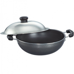 Omega Select Plus Round Base Kadai 170 mm with SS Lid