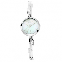 Raga Viva Mother of Pearl Dial Metal Strap Watch