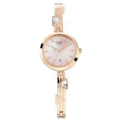 Raga Viva Mother of Pearl Dial Metal Strap Watch 2606WM04