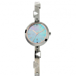 Raga Viva Mother of Pearl Dial Metal Strap Watch