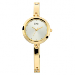Raga Viva Silver Dial Metal Strap Watch 2606YM04