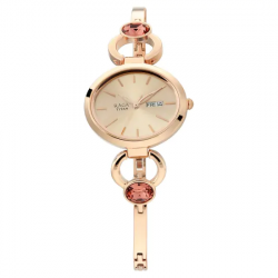 Raga Viva Rose Gold Dial Metal Strap Watch 2621WM01