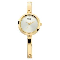 Raga Viva Silver Dial Metal Strap Watch