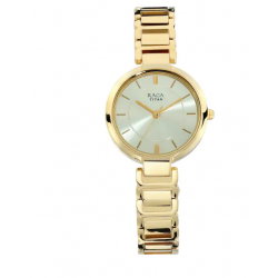 Raga Viva Champagne Dial Metal Strap Watch