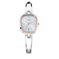Raga Viva Silver Dial Metal Strap Watch