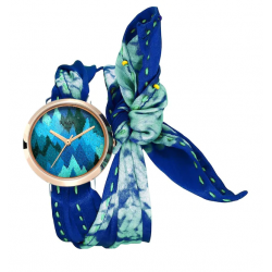 Raga Twirl Blue Dial Analog Watch
