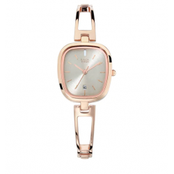 Raga Viva Grey Dial Metal Strap Watch