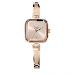 Raga Viva Rose Gold Dial Metal Strap Watch