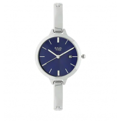 Raga Viva Blue Dial Metal Strap Watch