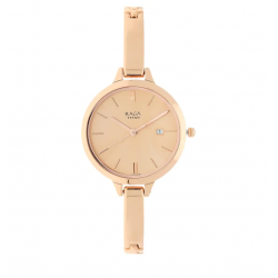 Raga Viva Rose Gold Dial Metal Strap Watch