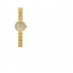 Raga Champagne Dial Metal Strap Watch