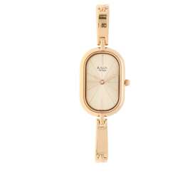 Raga Viva Rose Gold Dial Metal Strap Watch