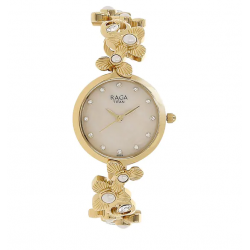 Raga Aurora Brown Metal Strap Watch