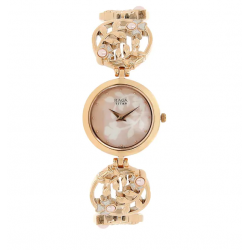 Raga Aurora Pink Metal Strap Watch
