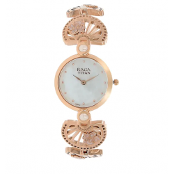 Raga Aurora Mother of Pearl Metal Strap Watch NK2567WM01