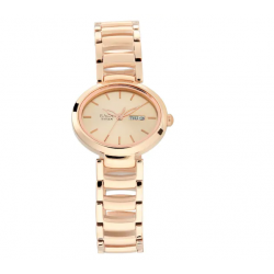 Raga Viva Rose Gold Dial Metal Strap Watch