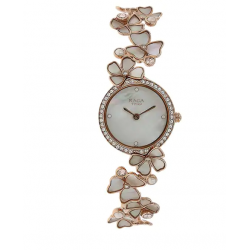 Raga Moonlight White Metal Strap Watch