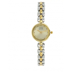 Raga Champagne Dial Metal Strap Watch NK2444BM04