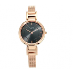 Raga Viva Anthracite Dial Metal Strap Watch