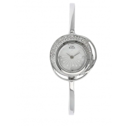 Raga Mother of Pearl Dial Metal Strap Watch NK95003SM01