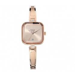 Raga Viva Rose Gold Dial Metal Strap Watch