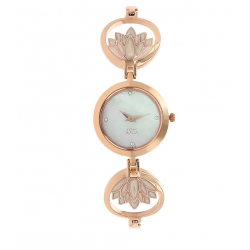 Raga Mother of Pearl Dial Metal Strap Watch NK2540WM01