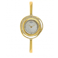Raga Mother of Pearl Dial Metal Strap Watch NK95003YM01