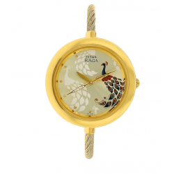 Raga Garden of Eden Champagne Stainless Steel Strap Watch NL2532YM01