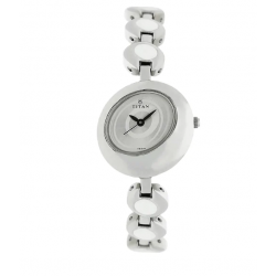Silver Dial Silver Metal Strap Watch NK2485SM01
