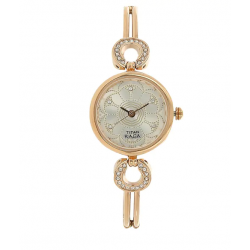 Raga Silver Dial Metal Strap Watch NJ311WM01