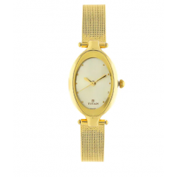 Raga Champagne Dial Stainless Steel Strap Watch NK2471YM02